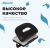 Дырокол Kw-Trio 09652black макс.:16лист. пластик черный отв.:2
