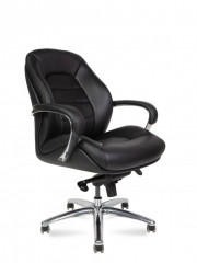 Кресло руководителя  Porsche LB F281 black leather