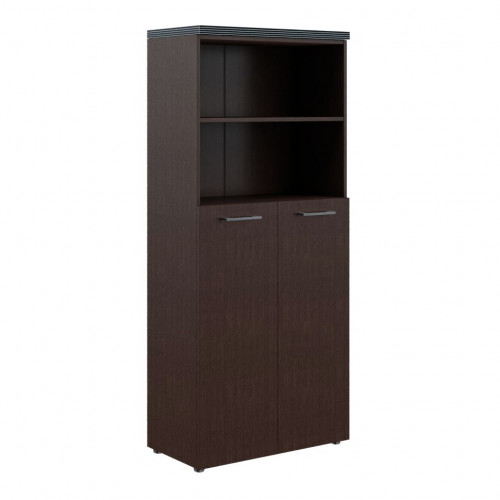 Шкаф с глухими средними дверьми и топом THC 85.6 Венге Магия 854х452х1968 TORR