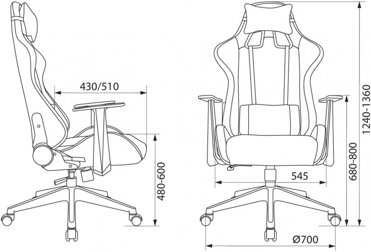 Кресло игровое Zombie GAME RGB черный эко.кожа/ткань с подголов. крестов. пластик пластик черный