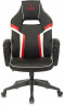 Кресло игровое Zombie Z3 черный/красный эко.кожа с подголов. крестов. пластик