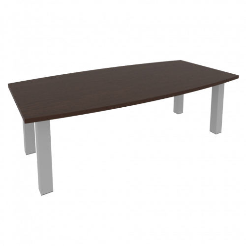 First Стол переговорный KPRG-1 Венге/Серые опоры 2400*1200*750