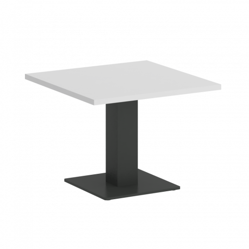 Home Office Стол журнальный квадратный VR.SP-5-60.2G Белый/Антрацит металл 600*600*450
