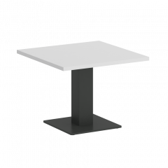 Home Office Стол журнальный квадратный VR.SP-5-60.2G Белый/Антрацит металл 600*600*450