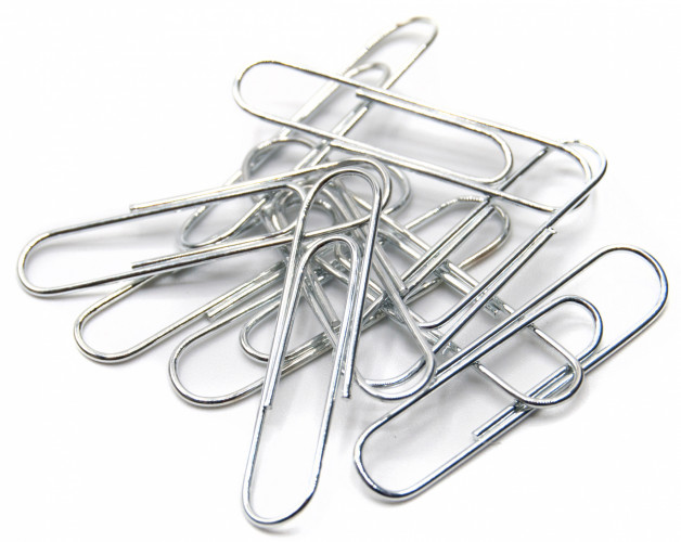 Скрепки Silwerhof 491038 металл оцинкованные 33мм (упак.:100шт) картонная коробка