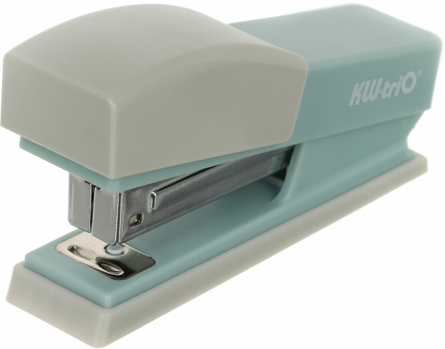 Степлер Kw-Trio 055X6-GRN Swing Standing 24/6 26/6 (20листов) зеленый 100скоб пластик коробка
