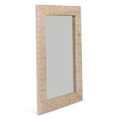 Зеркало Secret de Maison Caraibo (mod. 1824), дерево манго, 55х85х2,5см, натуральный/white wash