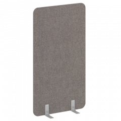 R-line soft Перегородки на металлических опорах на фетровых подпятниках AP.F-100-180 Romeo 05/Серый металл 1000*18*1800