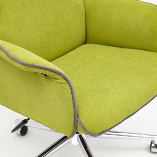 Кресло CHARM, флок , олива, 23