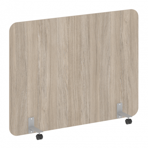 R-line Перегородка на металлических опорах, на роликах DP.R-160-120 Дуб аттик/Серый металл 1600*18*1200