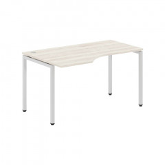 Стол эргономичный XSCET 149(L) Сосна Эдмонт/Алюминий 1400х700/900х750 XTEN-S
