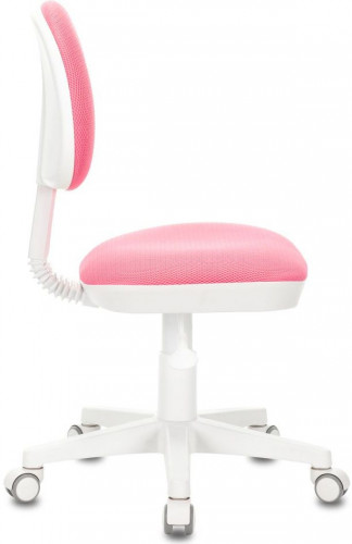 Кресло детское Бюрократ KD-3 розовый TW-13A крестов. пластик белый