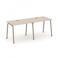 Estetica Рабочая станция на 2 места ES.RS-2.1-LK Капучино/Латте металл 1960*730*750