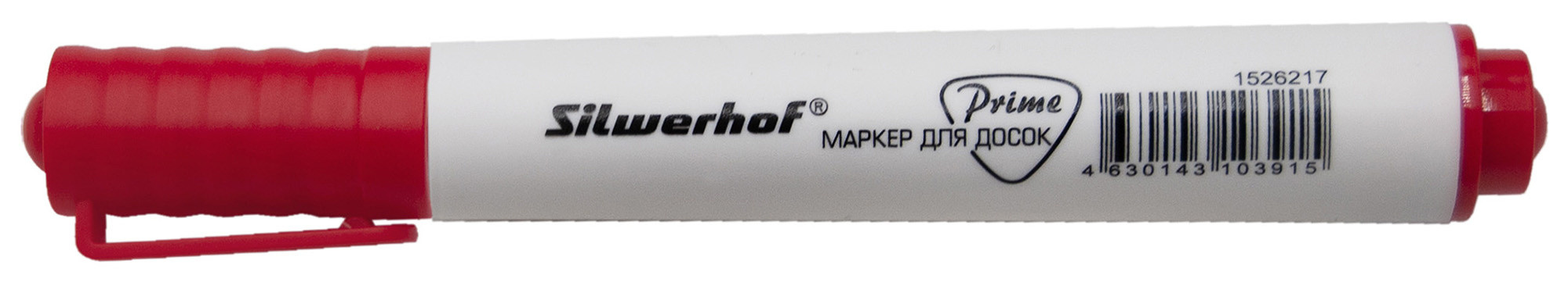 Маркер для досок Silwerhof Prime+ скошенный пиш. наконечник 2-5мм красный коробка