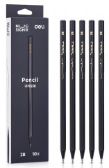 Карандаш ч/г Deli NS722-2B Nusign 2B шестигран. карт.кор. (10шт)