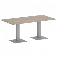 Home Office Стол прямоугольный VR.SP-5-180.2 Дуб аттик/Серый металл 1800*900*753