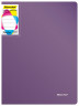 Папка с 80 прозр.вклад. Silwerhof Perlen 292981-73 A4 1мм карман сиреневый металлик