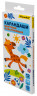 Карандаши цв. Silwerhof Веселые друзья 2.6мм шестигран. пластик ассорти 12цв. коробка/европод.
