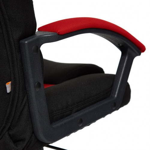 Кресло DRIVER, ткань, черный/красный, 2603/08