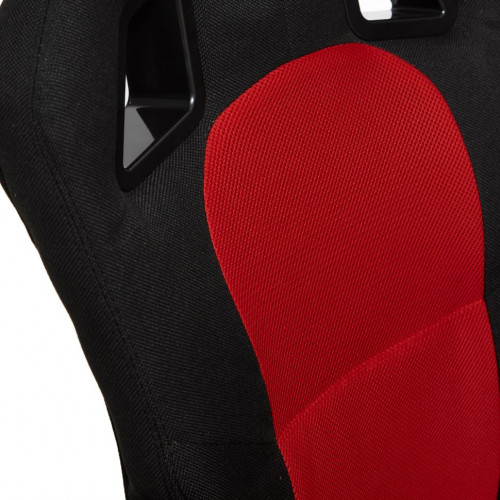 Кресло DRIVER, ткань, черный/красный, 2603/08