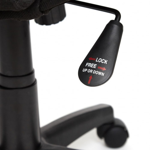 Кресло DRIVER, ткань, черный/красный, 2603/08