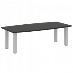 Yalta Стол переговорный LT.SP-2 Суар тёмный/Серые опоры 2400*1200*750