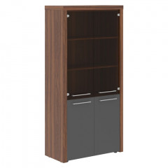 Шкаф комбинированный с обвязкой ZHC 85.2 Антрацит/Орех Даллас 964х452х1984 ZENN