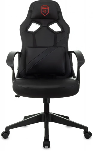 Кресло игровое Zombie 300 черный эко.кожа крестов. пластик пластик черный