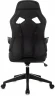 Кресло игровое Zombie 300 черный эко.кожа крестов. пластик пластик черный