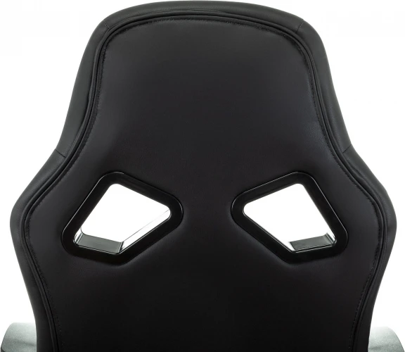 Кресло игровое Zombie 300 черный эко.кожа крестов. пластик пластик черный