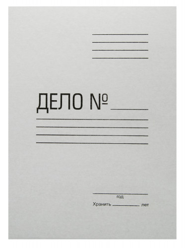 Скоросшиватель Silwerhof СК360 картон 0.8мм 360г/м2 белый