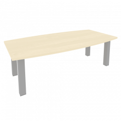 First Стол переговорный KPRG-1 Клён/Серые опоры 2400*1200*750
