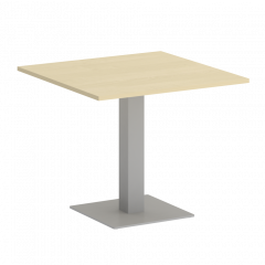 Home Office Стол квадратный VR.SP-5-90.2 Клён/Серый металл 900*900*750