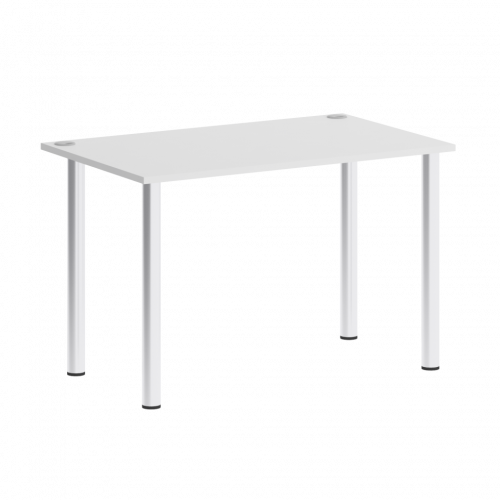 Home Office Стол письменный VR.SP-3-118 Белый бриллиант/Хром опоры 1180*720*750