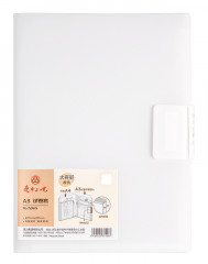 Папка-портфель Deli 72615 2 отдел. A4 полипропилен прозрачный