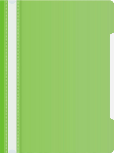 Папка-скоросшиватель Бюрократ -PS20LETT A4 прозрач.верх.лист пластик салатовый 0.12/0.16