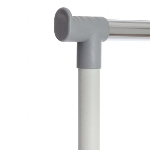 Вешалка JET, металл, пластик, 86*44*166 см, темно-серый/светло-серый/хром