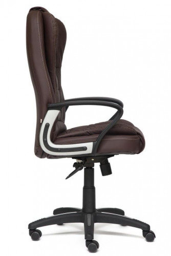 Кресло BARON, кож/зам, коричневый/коричневый перфорированный, 36-36/36-36/06