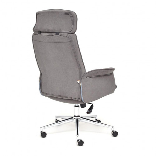 Кресло CHARM, флок , серый, 29