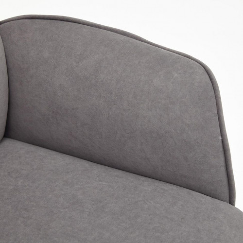 Кресло CHARM, флок , серый, 29