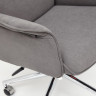 Кресло CHARM, флок , серый, 29