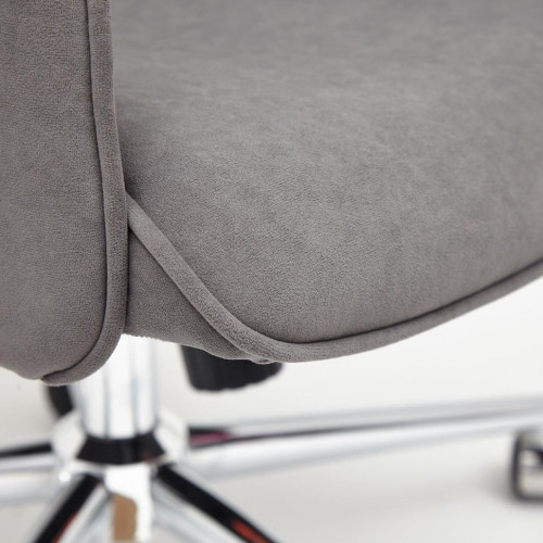 Кресло CHARM, флок , серый, 29