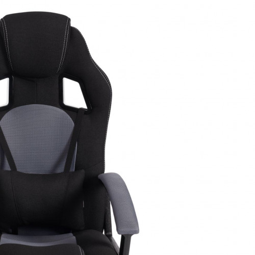 Кресло DRIVER, ткань, черный/серый, 2603/12