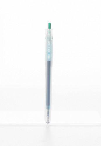 Набор ручек гелев. Deli Delight EG118-LG-P прозрачный сал. черн. (12шт) линия 0.5мм