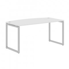 Стол руководителя XQET 169 Белый/Алюминий 1600х867х750