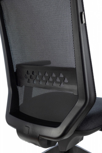 Кресло Бюрократ MC-611NL черный TW-01 38-418 сетка/ткань крестов.4-луч. пластик пластик черный