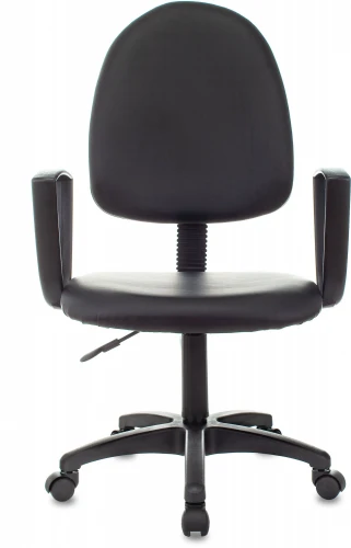 Кресло Бюрократ CH-1300N черный Престиж+ эко.кожа крестов. пластик