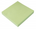 Блок самоклеящийся бумажный Silwerhof 682156-06 76x76мм 100лист. 75г/м2 пастель зеленый