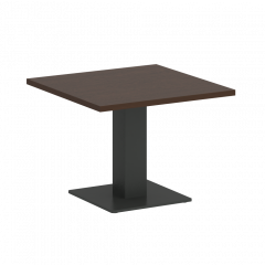 Home Office Стол журнальный квадратный VR.SP-5-60.2G Венге/Антрацит металл 600*600*450