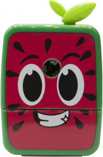 Точилка для карандашей механическая Silwerhof Vitamin A арбуз Монстрики 1 отверстие пластик ассорти коробка